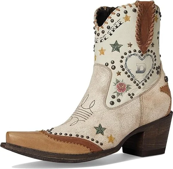 Old Gringo Tattoo You Cowboy Women's Boots Taupe : 7.5 M, Leather - Image 5