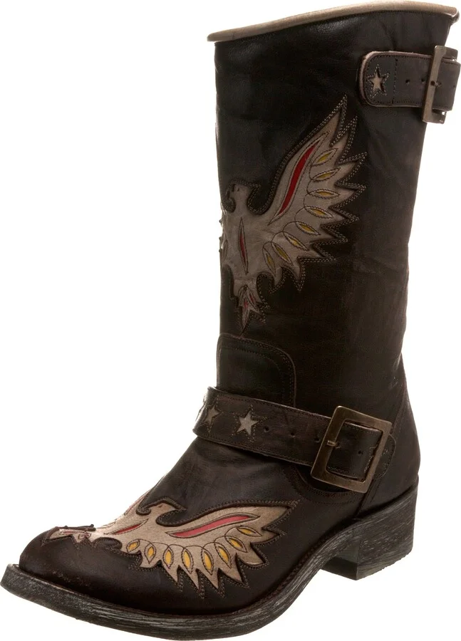 Old Gringo Women's Full Biker Eagle L816-1 Boot