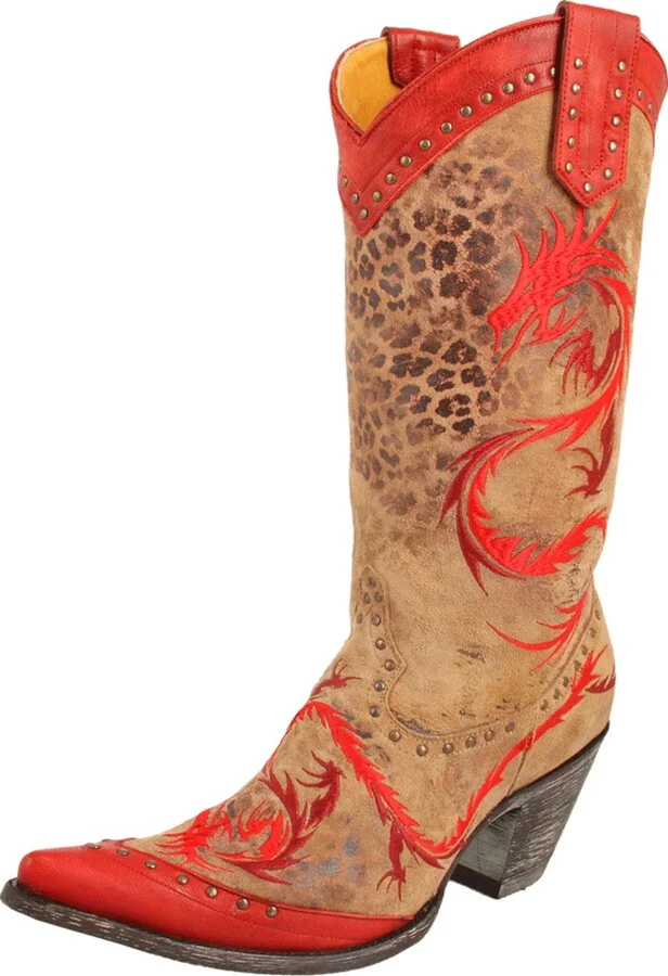 Ochre/Fire Red