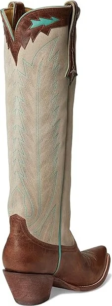 Old Gringo Yuctan Cowboy Women's Boots Oatmeal : 6 M, Leather - Image 4