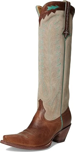 Old Gringo Yuctan Cowboy Women's Boots Oatmeal : 6 M, Leather - Image 5