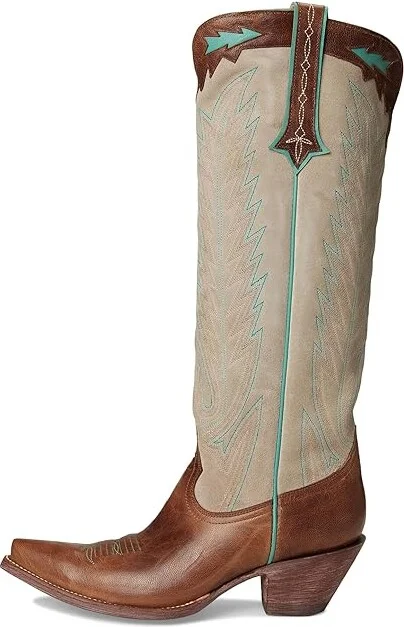 Old Gringo Yuctan Cowboy Women's Boots Oatmeal : 6 M, Leather - Image 6
