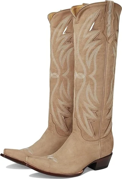 Old Gringo Yuma Tall Cowboy Women's Boots Straw : 8.5 M, Leather