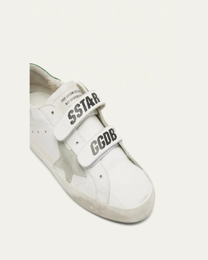 Old School Dual-Grip Leather Sneakers - Image 5