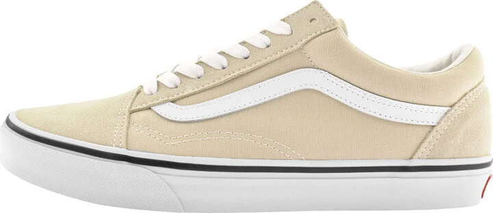 Old Skool Canvas Trainers Beige