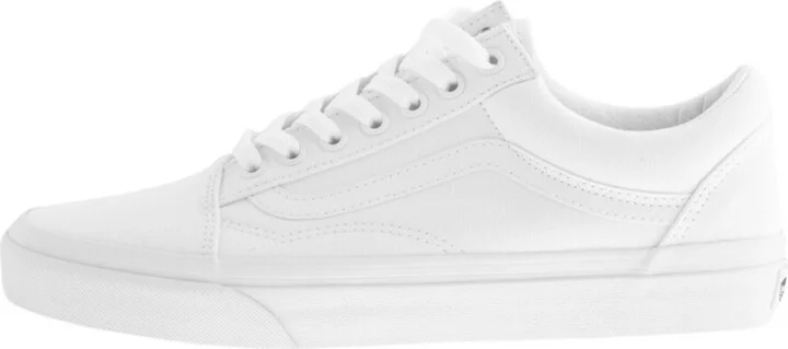 Old Skool Canvas Trainers White