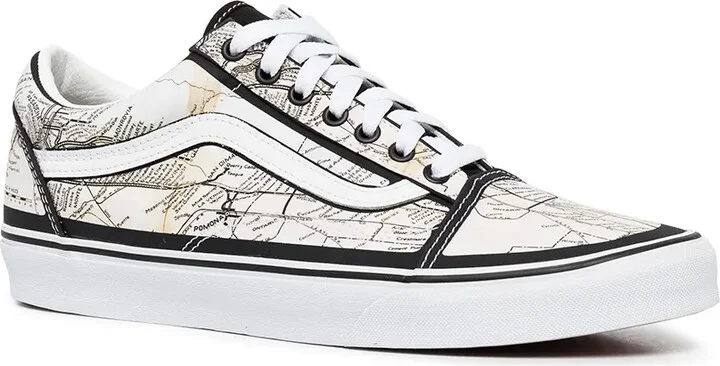 Old Skool map-print sneakers - Image 2