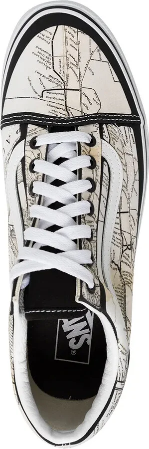 Old Skool map-print sneakers - Image 4