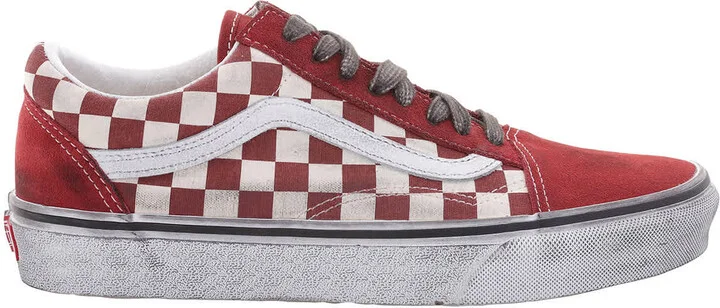 Old Skool Stressed Checkboard Sneakers