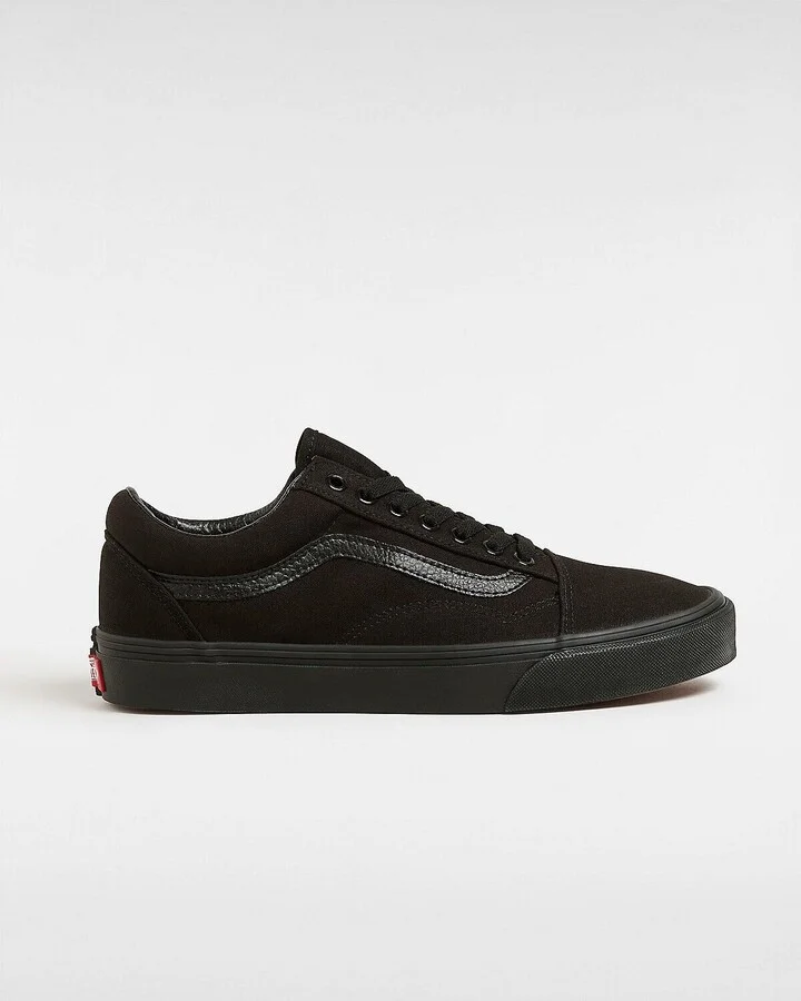 Old Skool VN000D3HBKA Men's US 8.5 Black Canvas Skateboard Shoes EEE3407