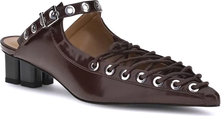 Oleatex Laced Mules - Image 2