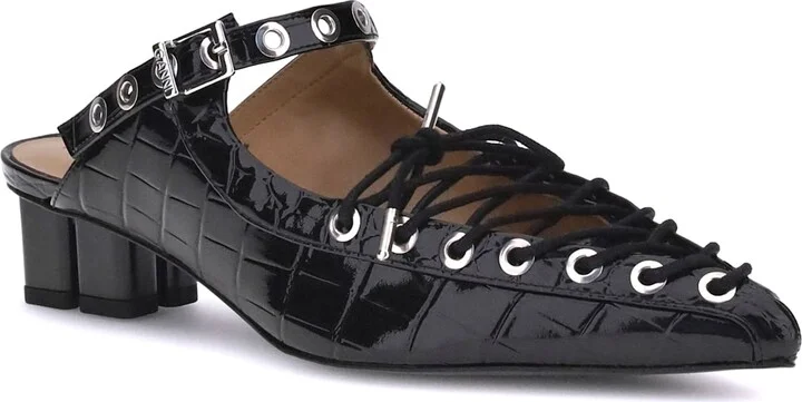 Oleatex Laced Mules - Image 2