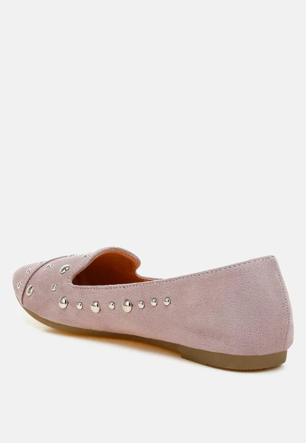 Olesia Stud Emebllished Ballet Flats - Image 2