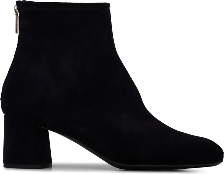 Olga 50mm velour ankle boots