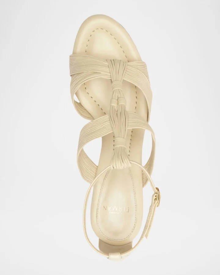 Olga Block 60 Leather Sandals - Image 7