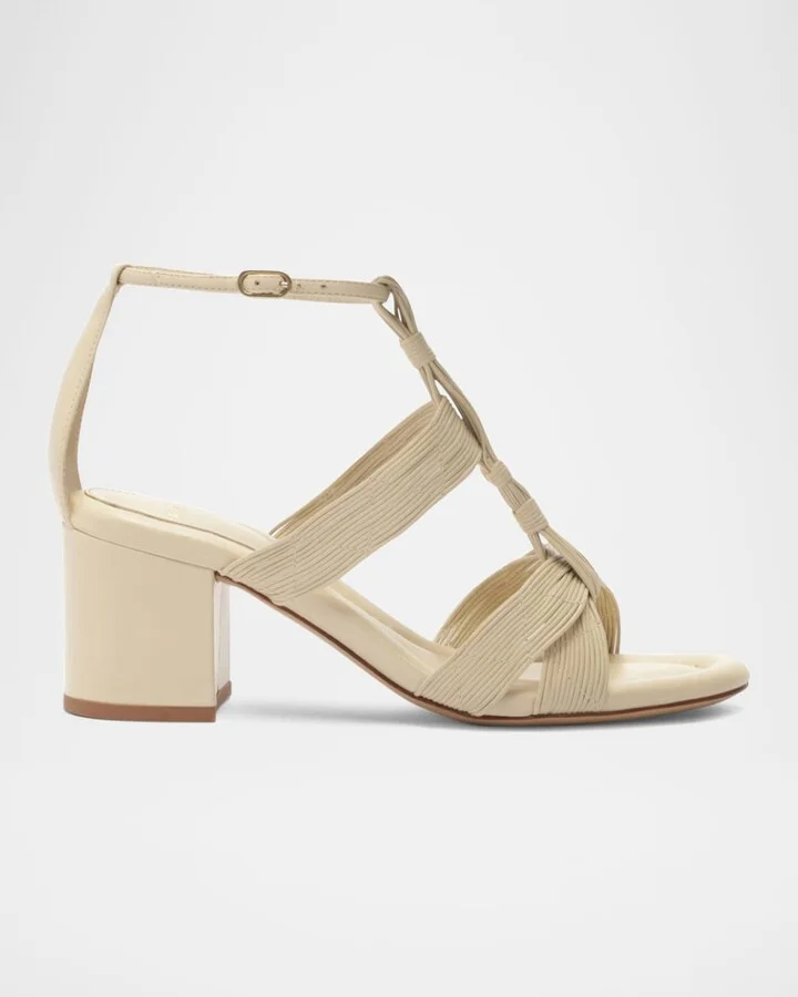 Olga Block 60 Leather Sandals