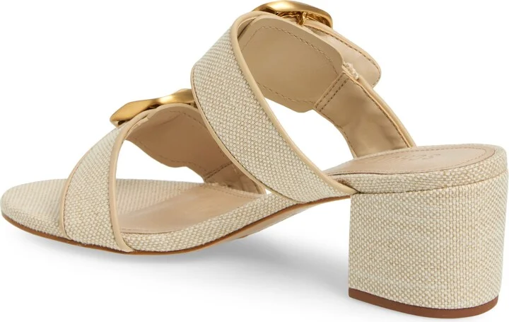 Olga Buckle Block Heel Sandal - Image 2