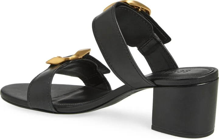 Olga Buckle Block Heel Sandal - Image 8