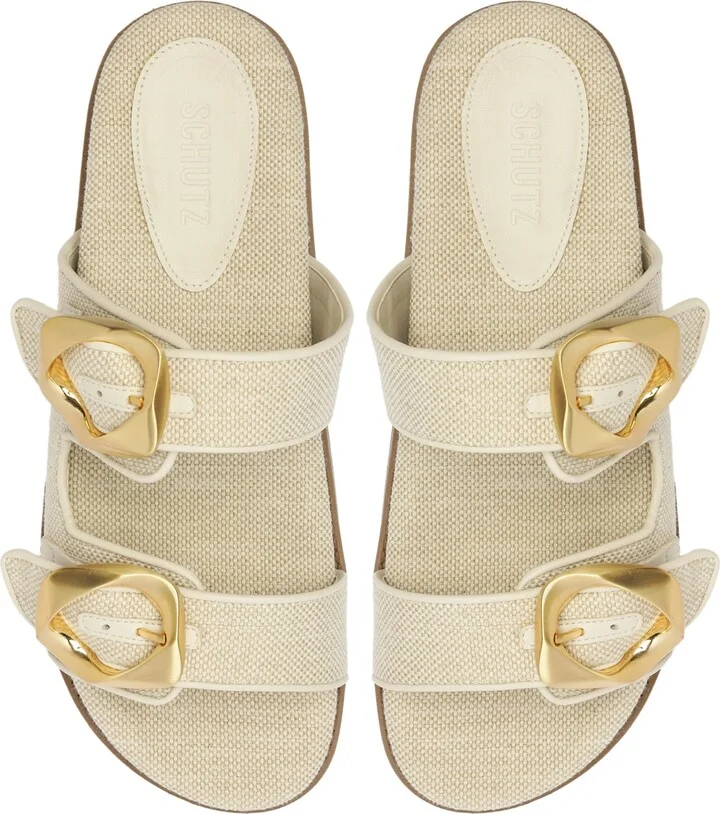 Olga Buckle Sporty Slide Sandal - Image 9