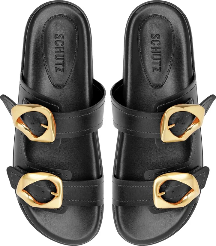 Olga Buckle Sporty Slide Sandal - Image 9
