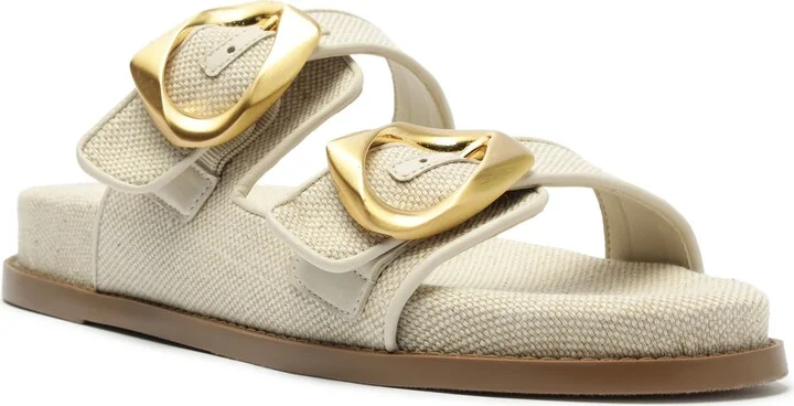 Olga Buckle Sporty Slide Sandal