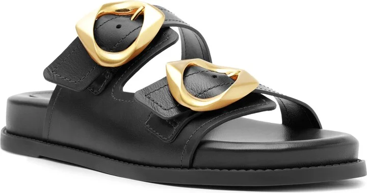 Olga Buckle Sporty Slide Sandal