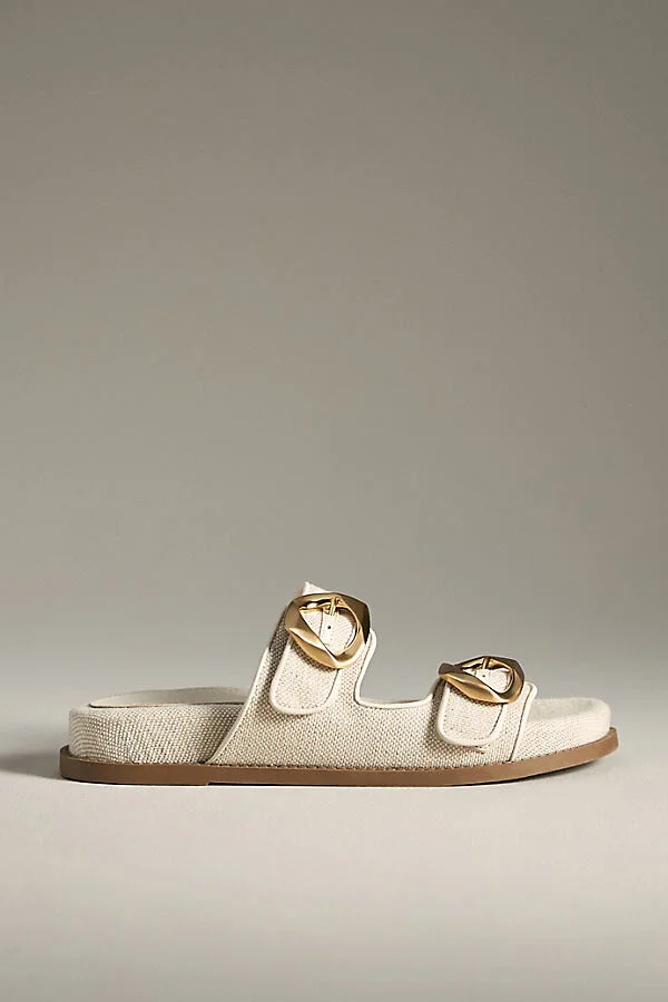Olga Sporty Buckle Slide Sandals
