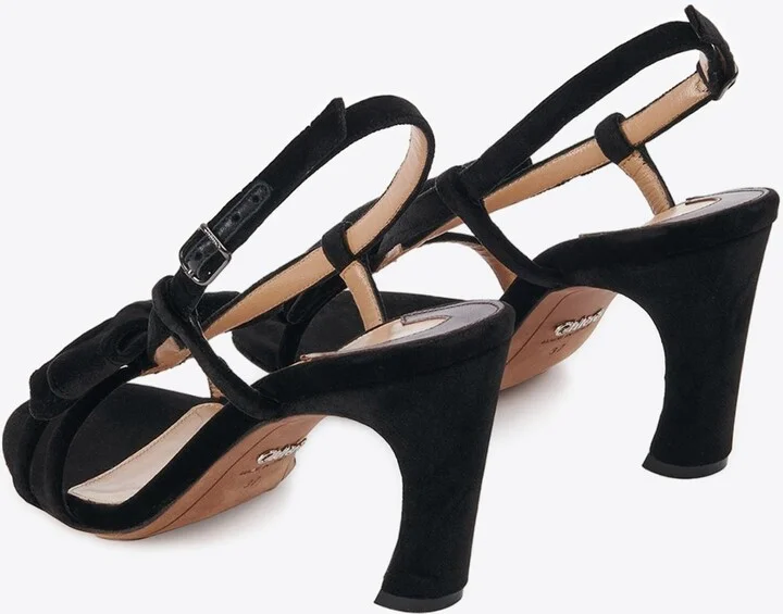 Oli 90 Velvet Sandals - Image 2