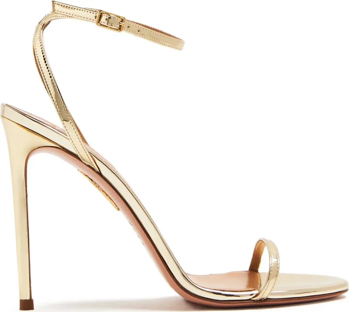 Olie 105mm metallic sandals