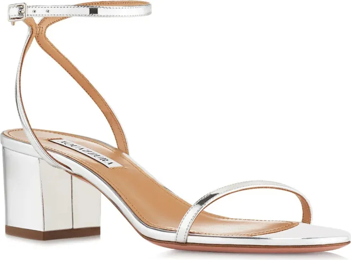 Olie 50mm metallic leather sandals - Image 2