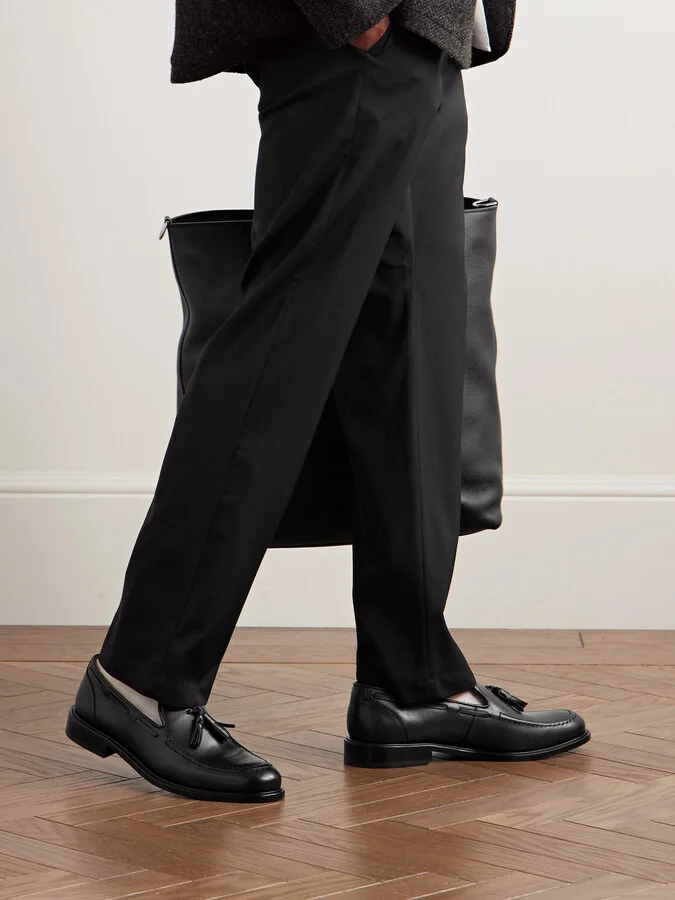 Olie Tasselled Leather Loafers - Image 2