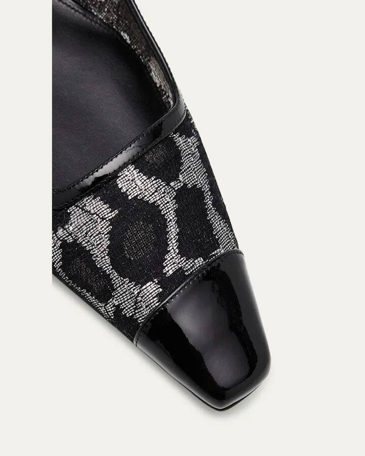 Oliva Lace Ballerina Flats - Image 2