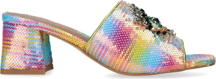 Olive Eye Block Heel Sandal - Image 2