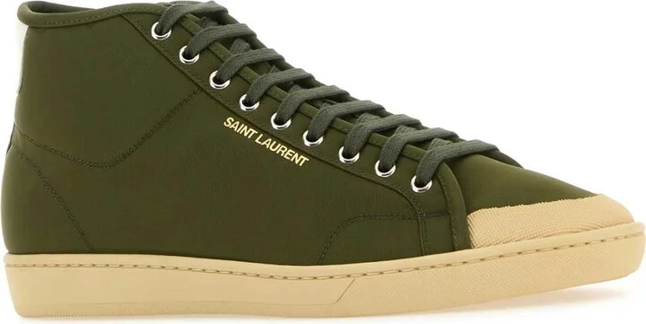 Olive Green Nylon Court Classic Sl/39 Sneakers - Image 2