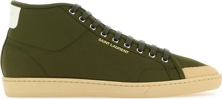 Olive green nylon Court Classic SL/39 sneakers