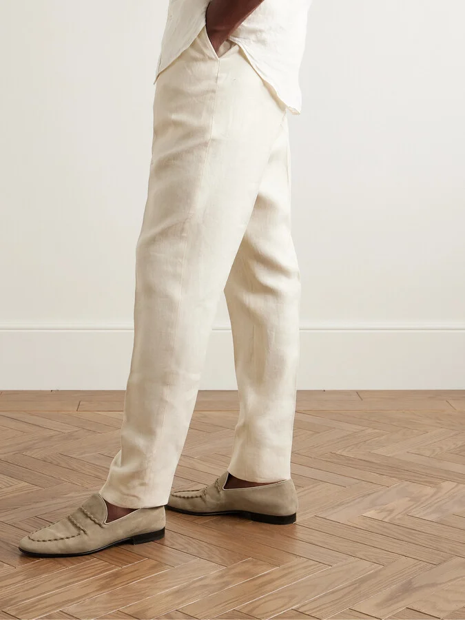 Oliver 001 Suede Penny Loafers - Image 2