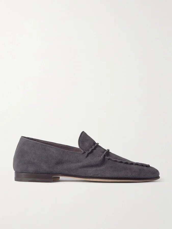 Oliver Suede Penny Loafers