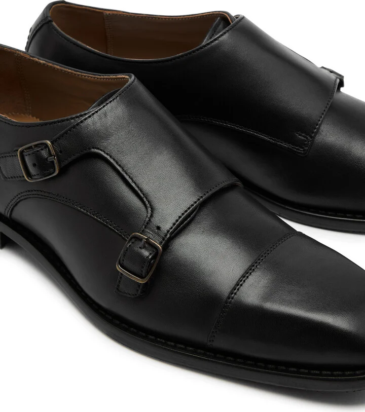 Oliver Sweeney Coombe Leather Monk Strap Shoes - Image 3