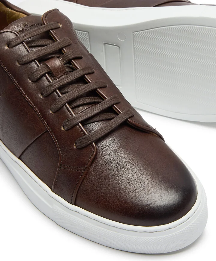 Oliver Sweeney Kendal Panelled Leather Sneakers - Image 3
