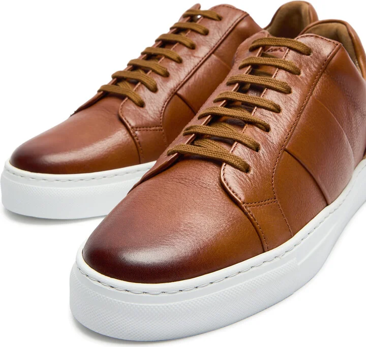 Oliver Sweeney Kendal Panelled Leather Sneakers - Image 9