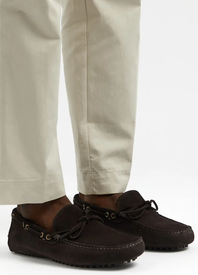 Oliver Sweeney Lastres Suede Driving Shoes - Image 9