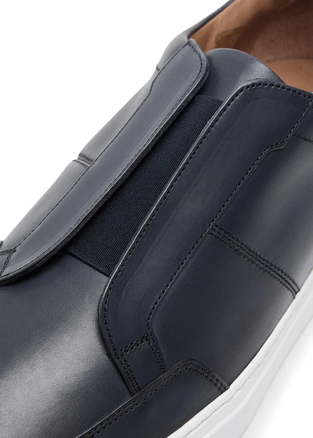 Oliver Sweeney Rende Panelled Leather Sneakers - Image 4