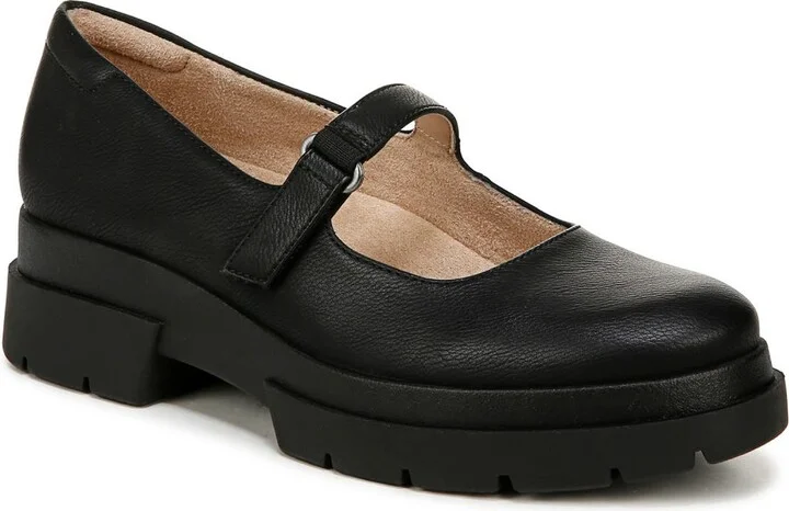 BLACK FAUX LEATHER