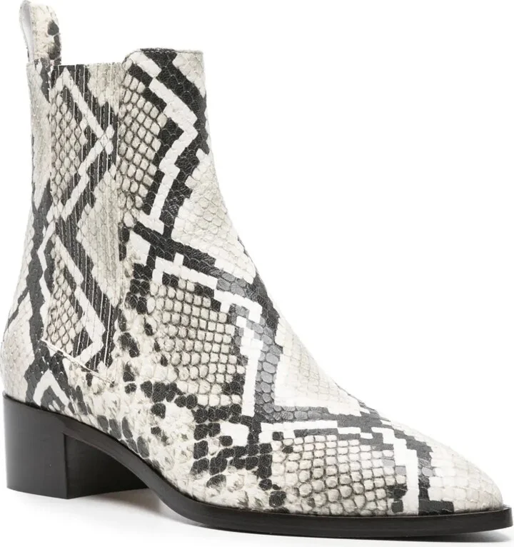 Olivia 40mm snakeskin-effect boots - Image 2