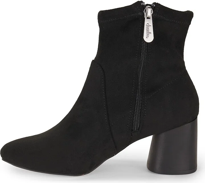 Olivia Block Heel Sock Boots - Image 4