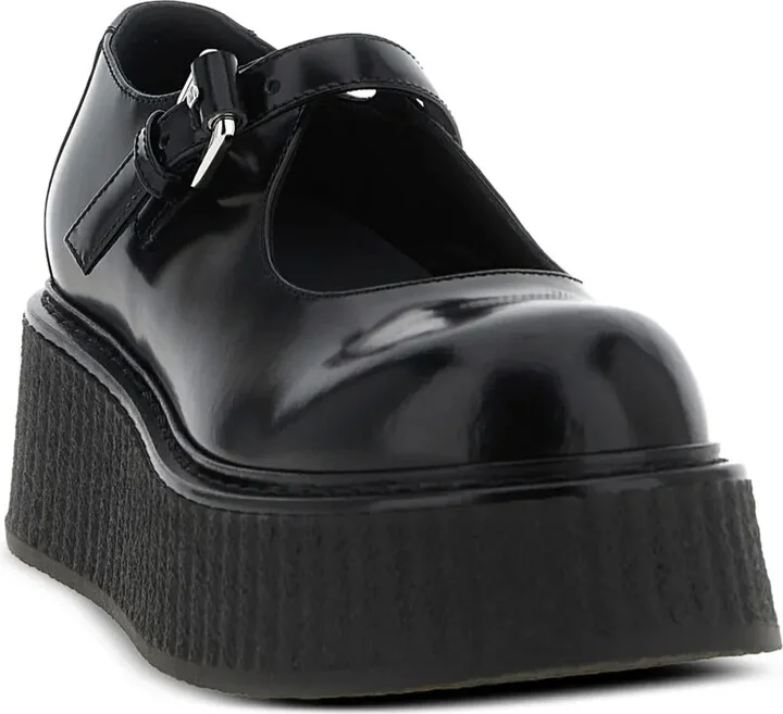 Olivia buckle-strap platform ballet flats - Image 2
