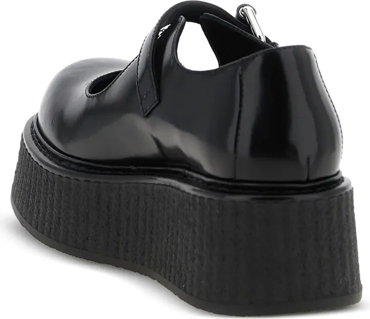 Olivia buckle-strap platform ballet flats - Image 3