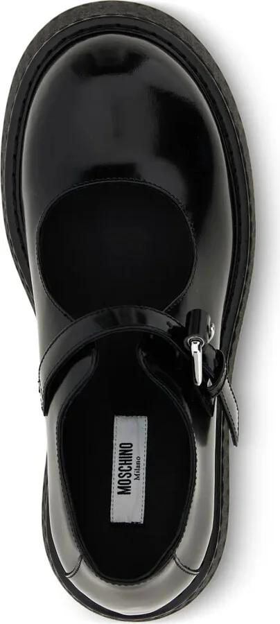 Olivia buckle-strap platform ballet flats - Image 4