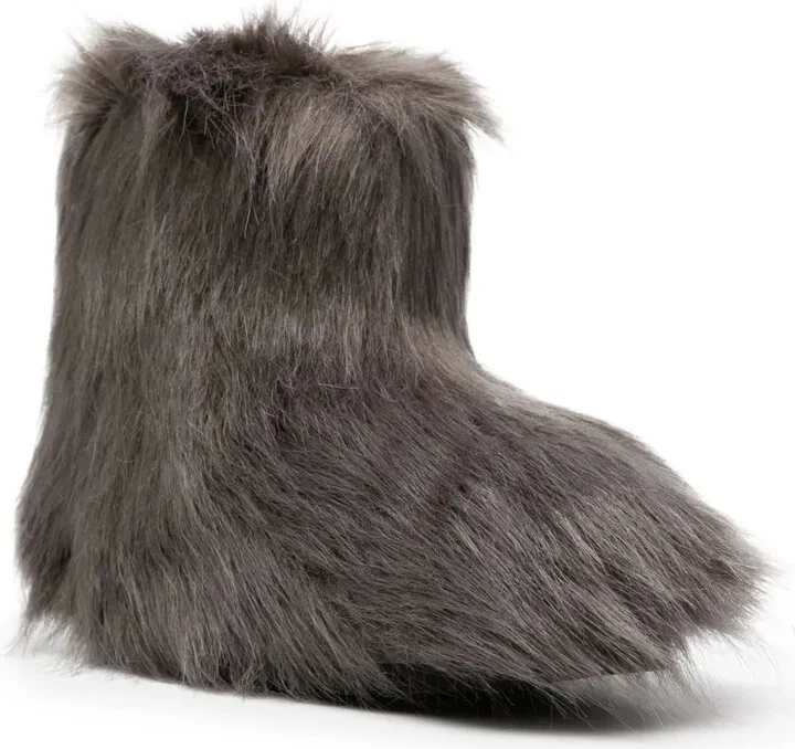 Olivia faux-fur ankle boots - Image 2