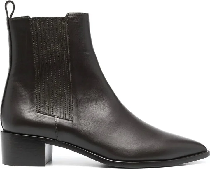 Olivia leather ankle boots